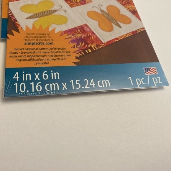 6 Simplicity EZ Quilting Template Stencils Fabric Paper Crafts Scrapbook - Picture 11 of 14